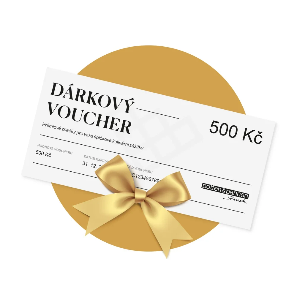 Dárkový voucher Potten & Pannen - Staněk v hodnotě 500 Kč