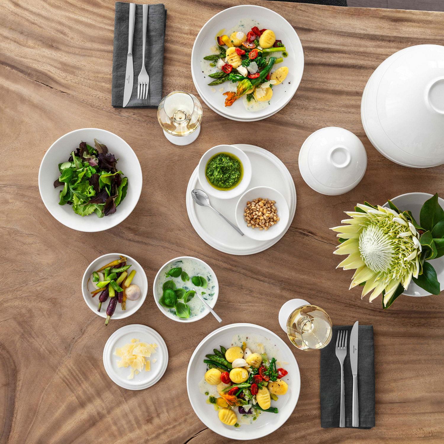 La petite Boule jídelní sada, bílá, 5 ks