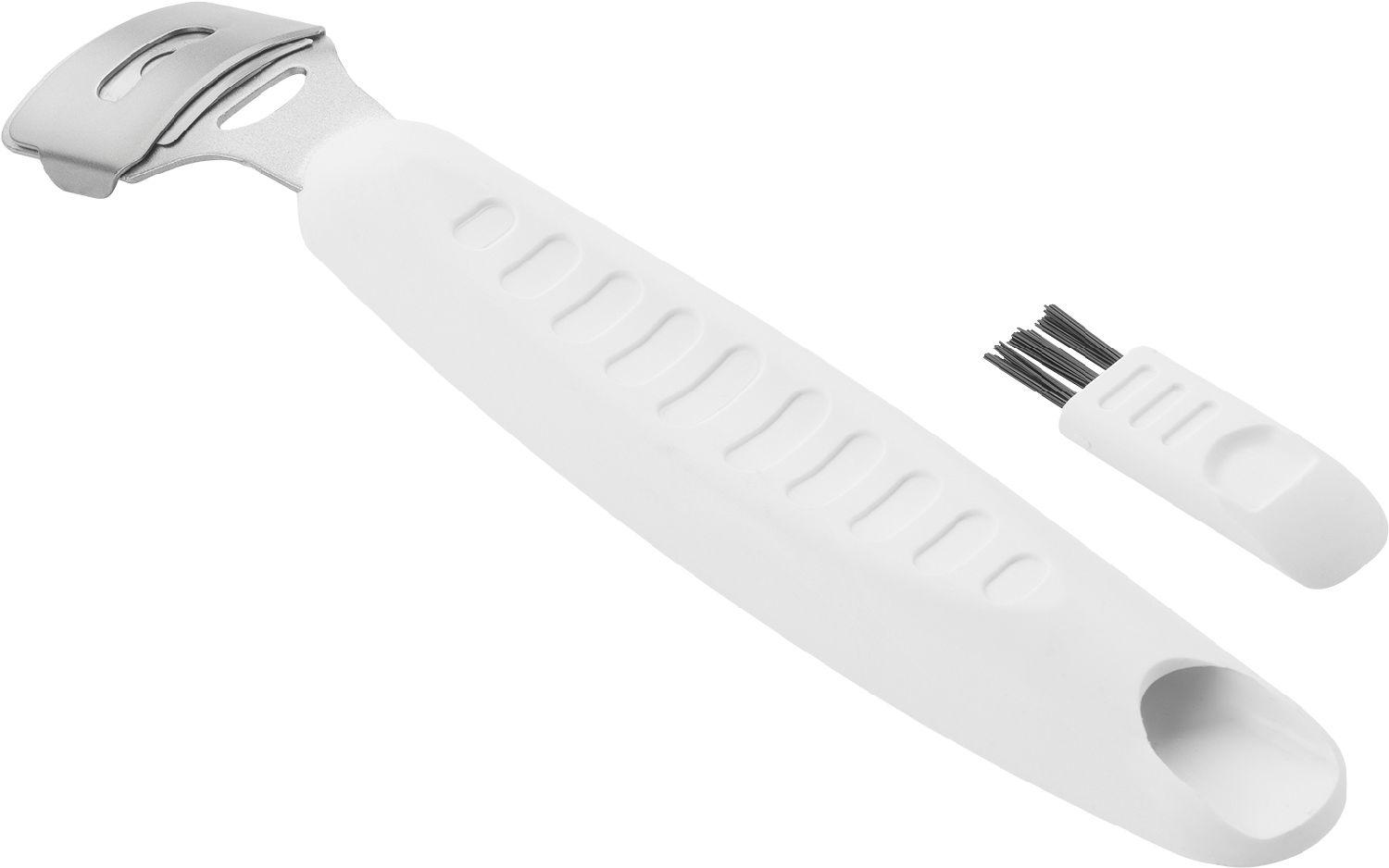 Škrabka na ztvrdlou kůži na patách, bílá