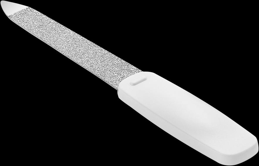 Safírový pilník Classic Inox, bílý, 9 cm