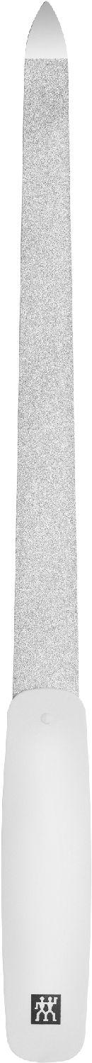 Safírový pilník Classic Inox, 18 cm, bílý