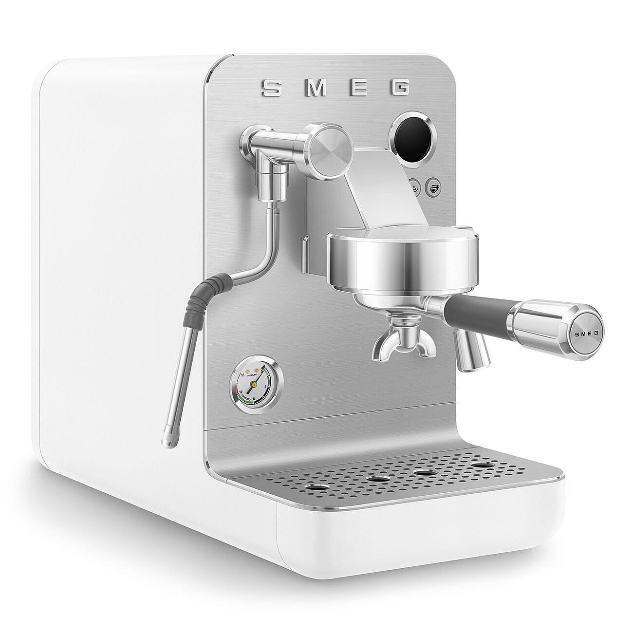 Ruční pákový kávovar Minipro espresso EMC02, bílá