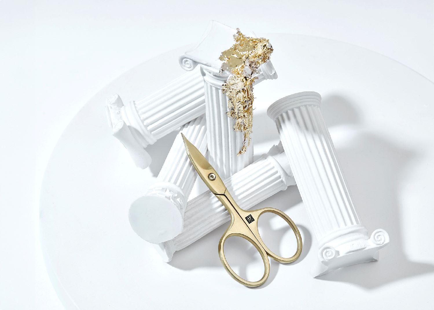 Nůžky na nehty a kůžičku Premium Gold, zlaté