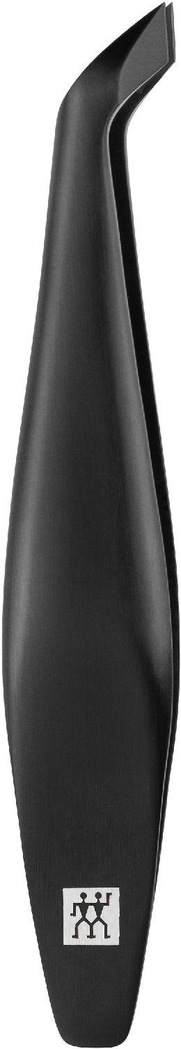 Pánská manikúra Premium Black s nůžkami a štípátkem, čená kůže, 5 ks