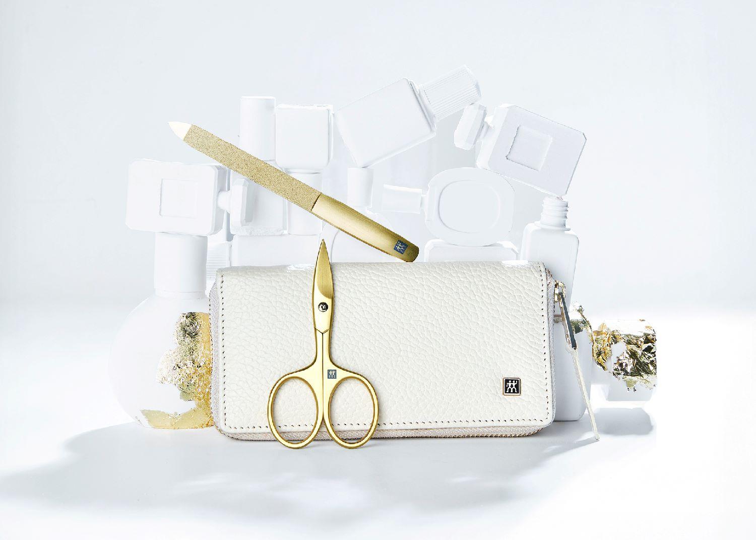 Dámská manikúra Premium Gold, světlá kůže, 5 ks