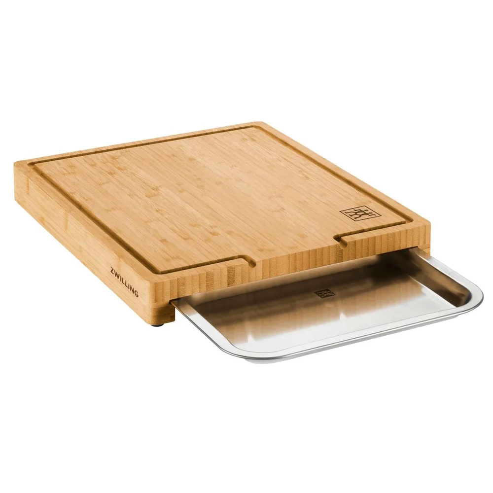 BBQ+ prkénko s nerezovým táckem, 40 x 30 cm