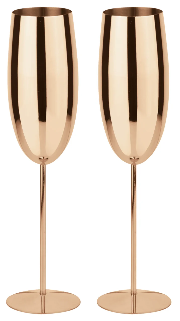 Copper set na šampagne 2 ks