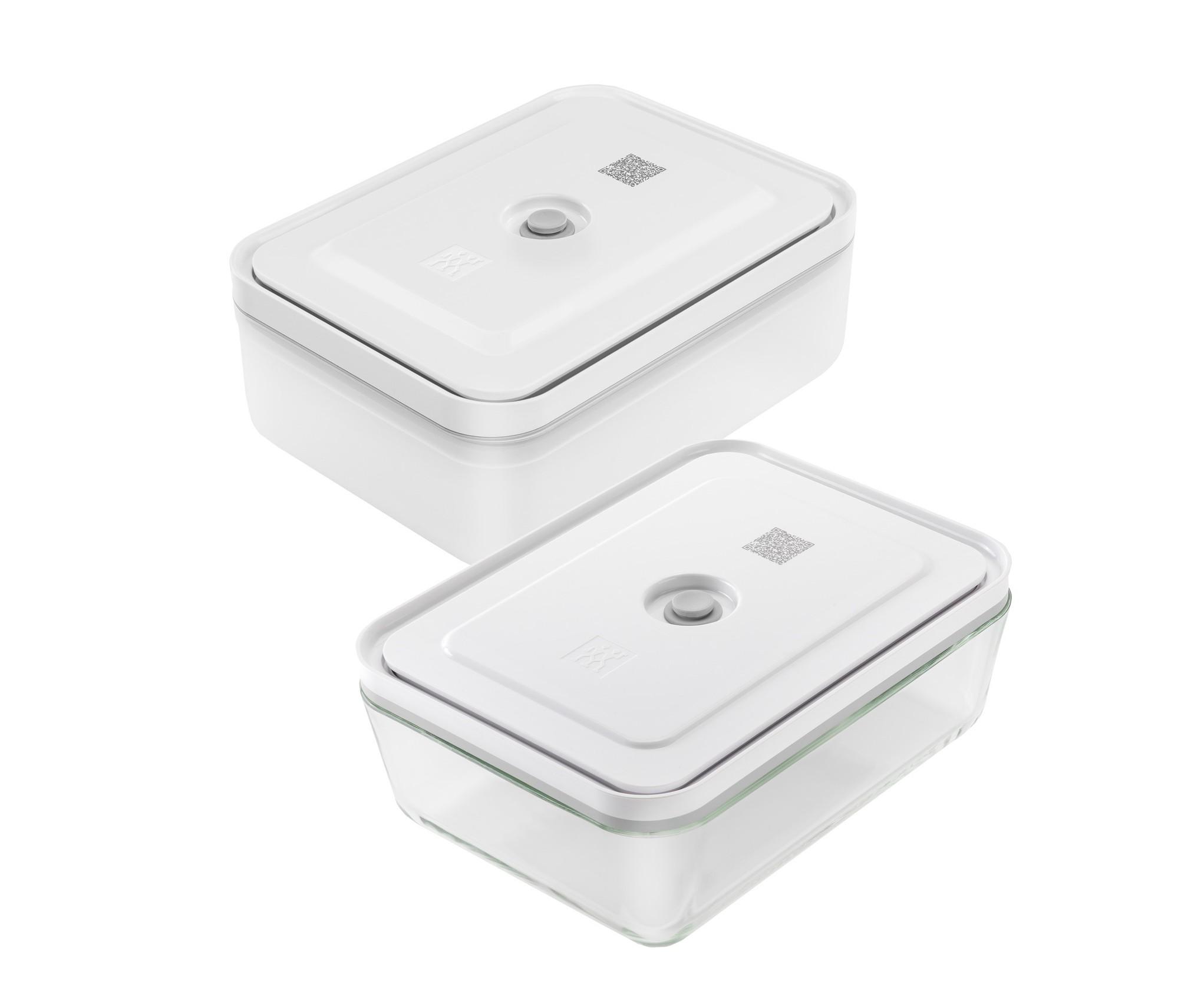 Vakuovací dóza Fresh & Save, plastová, velikost L, nízká, 2,0 l