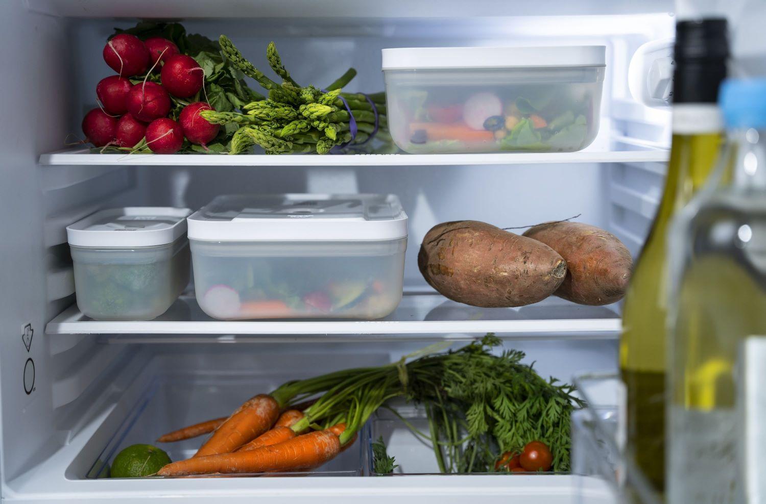 Vakuovací dóza Fresh & Save, plastová, velikost L, nízká, 2,0 l