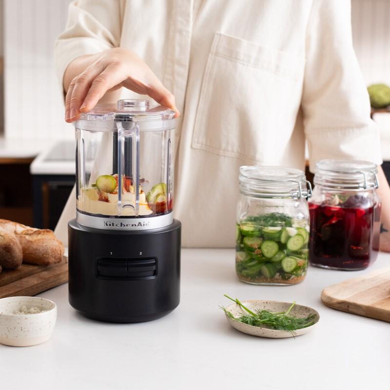 Bezdrátový sekáček GO s baterií, 5KFCR531BM, 1,18l, černá mat 