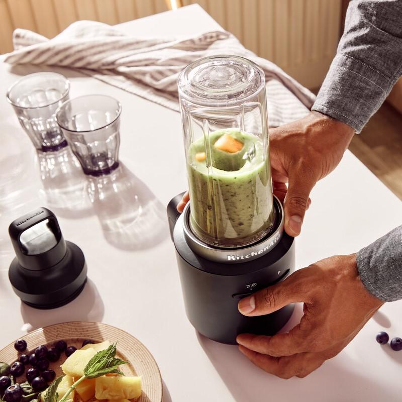 Bezdrátový osobní blender GO (bez baterie), 5KSBR200BM, černá mat