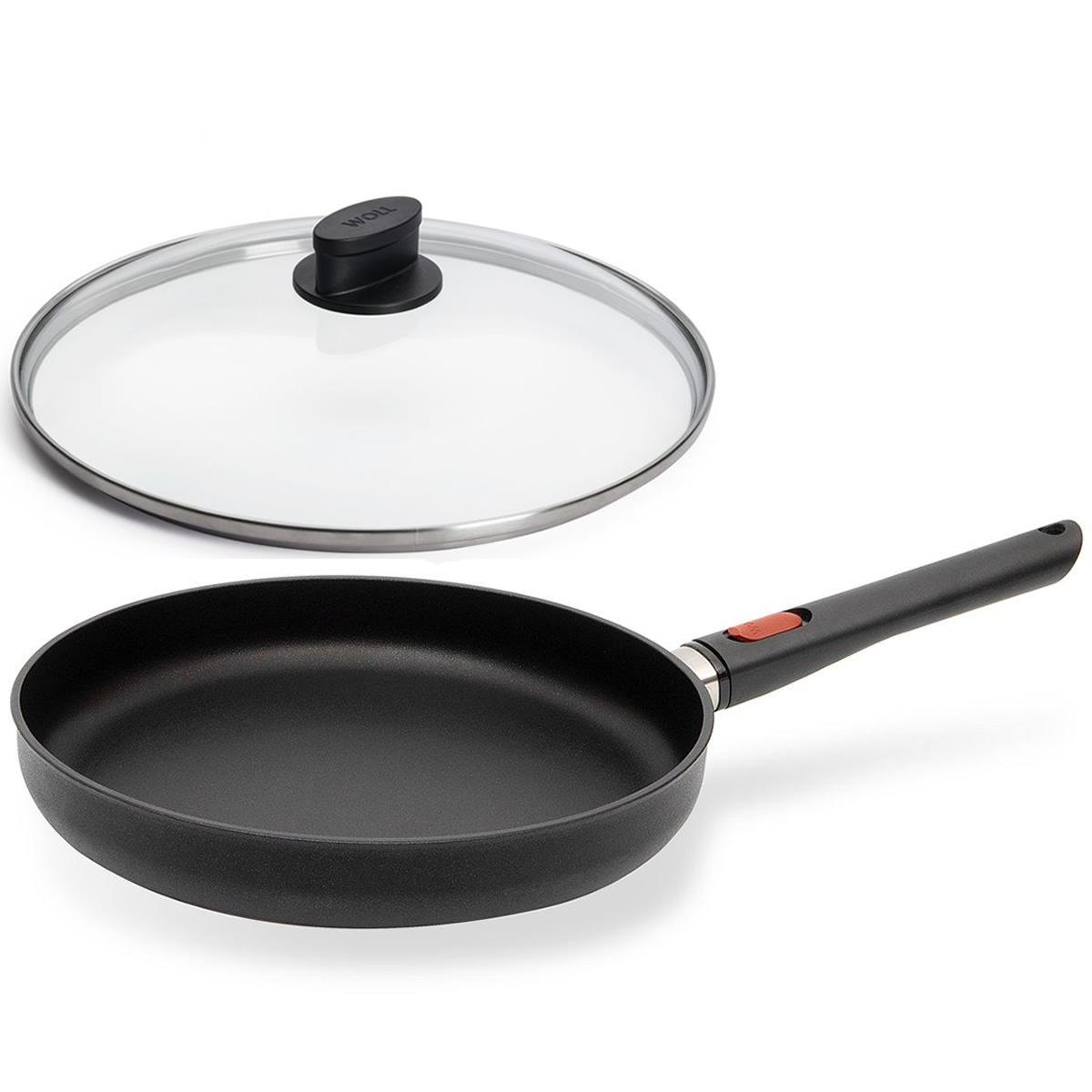 Sada nepřilnavé pánev Eco Lite s odnímatelnou rukojetí, 28 cm + poklice