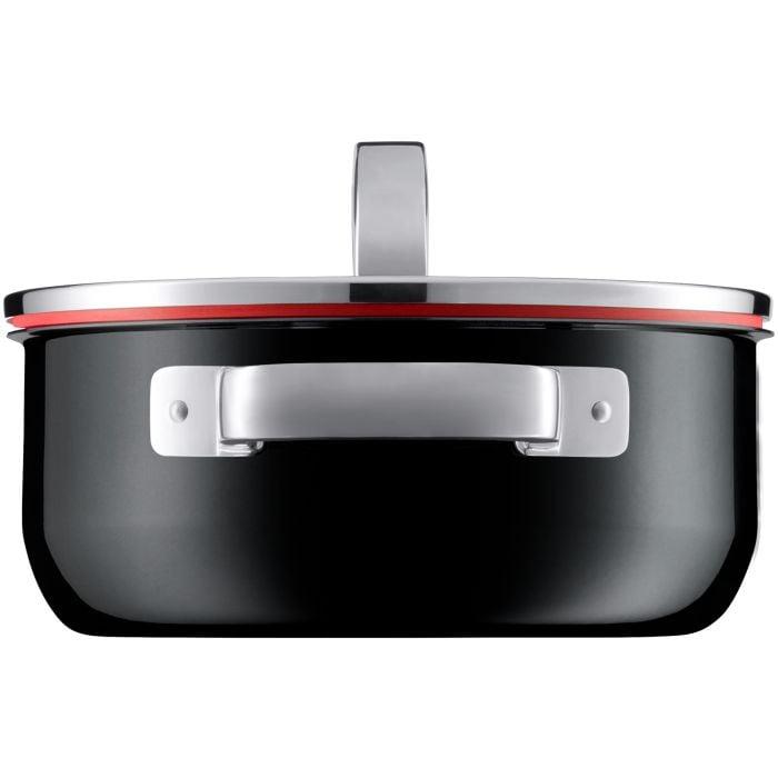 Kastrol s poklicí Fusiontec Functional, Ø 24 cm, černý