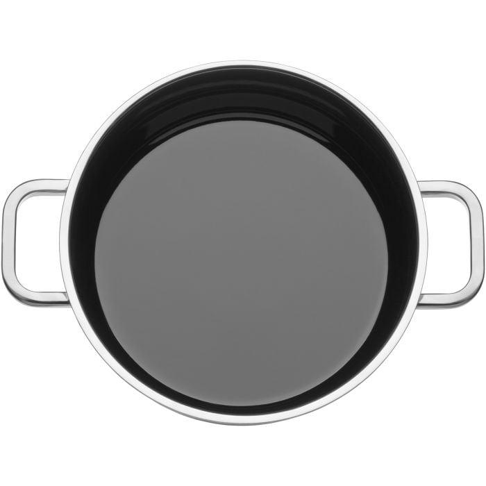 Kastrol s poklicí Fusiontec Functional, Ø 24 cm, černý