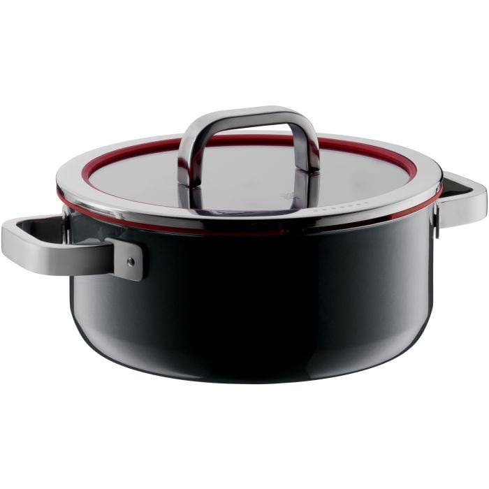Kastrol s poklicí Fusiontec Functional, Ø 24 cm, černý