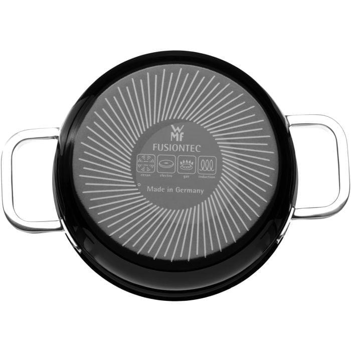 Hrnec na polévku s poklicí Fusiontec Functional, Ø 20 cm, černý