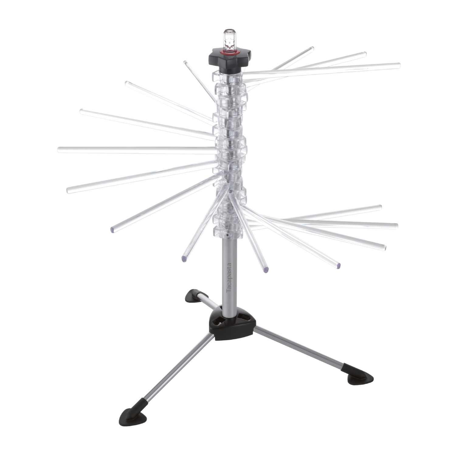Skládací stojánek na sušení těstovin Tacapasta, transparentní
