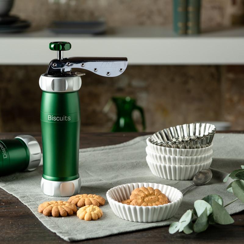 Lis na sušenky dvou velikostí + 20 nástavců, černá