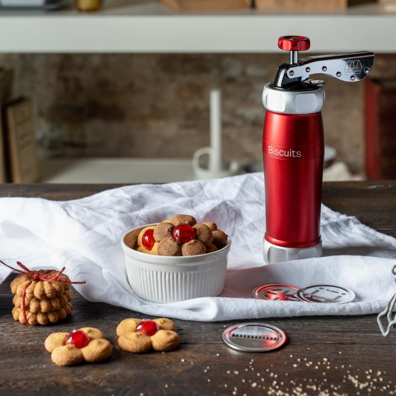 Lis na sušenky dvou velikostí + 20 nástavců, černá