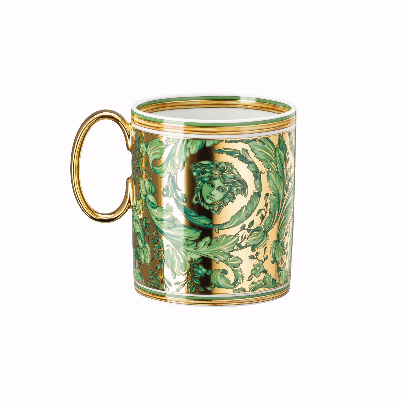 Hrnek Versace Medusa Garland, 300 ml, zelená