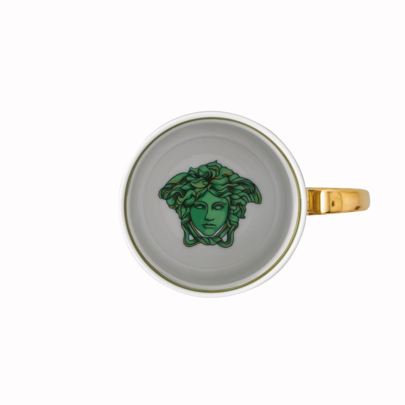 Hrnek Versace Medusa Garland, 300 ml, zelená