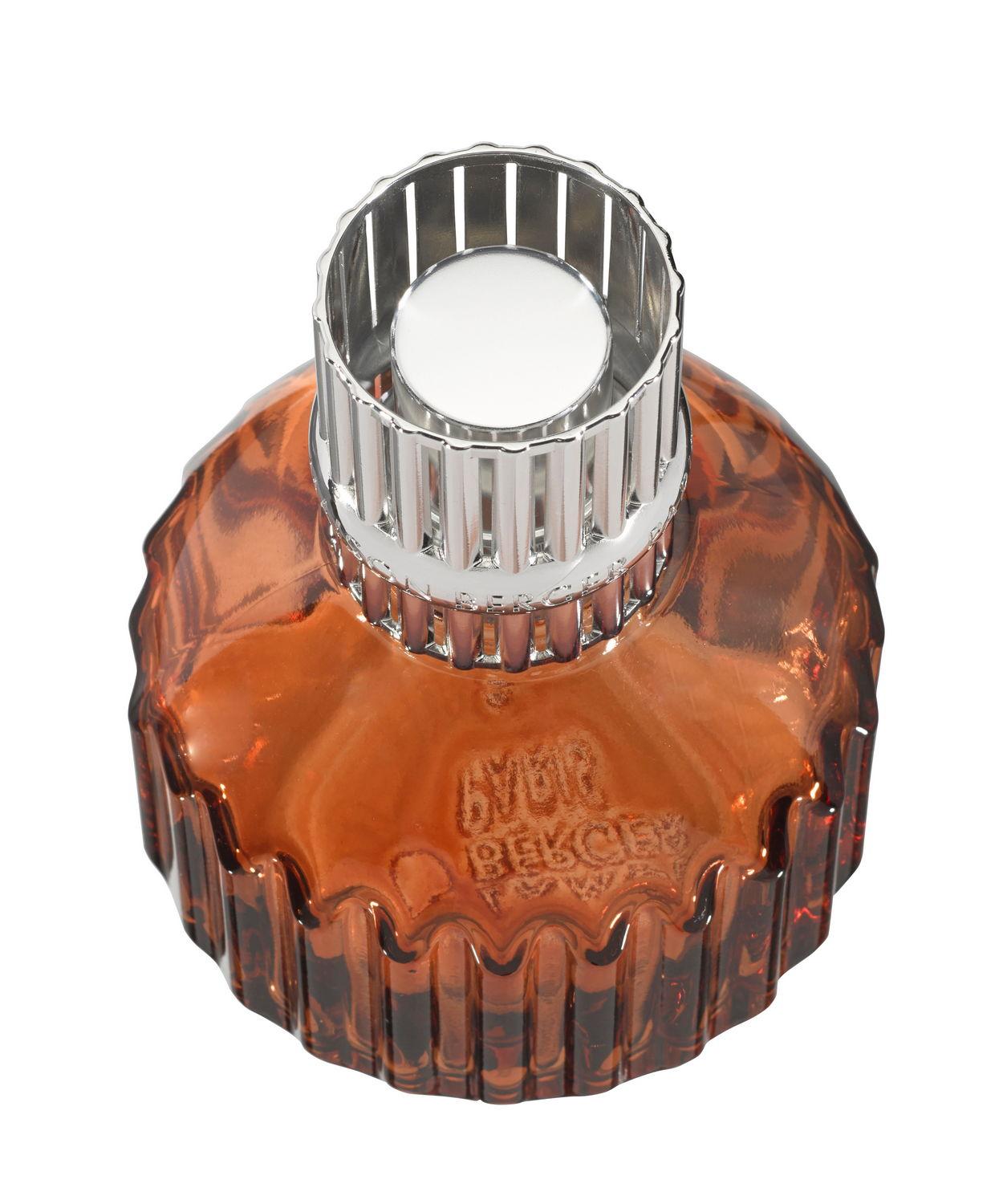 Skleněná katalytická lampa Cannelo, 284 ml, oranžová