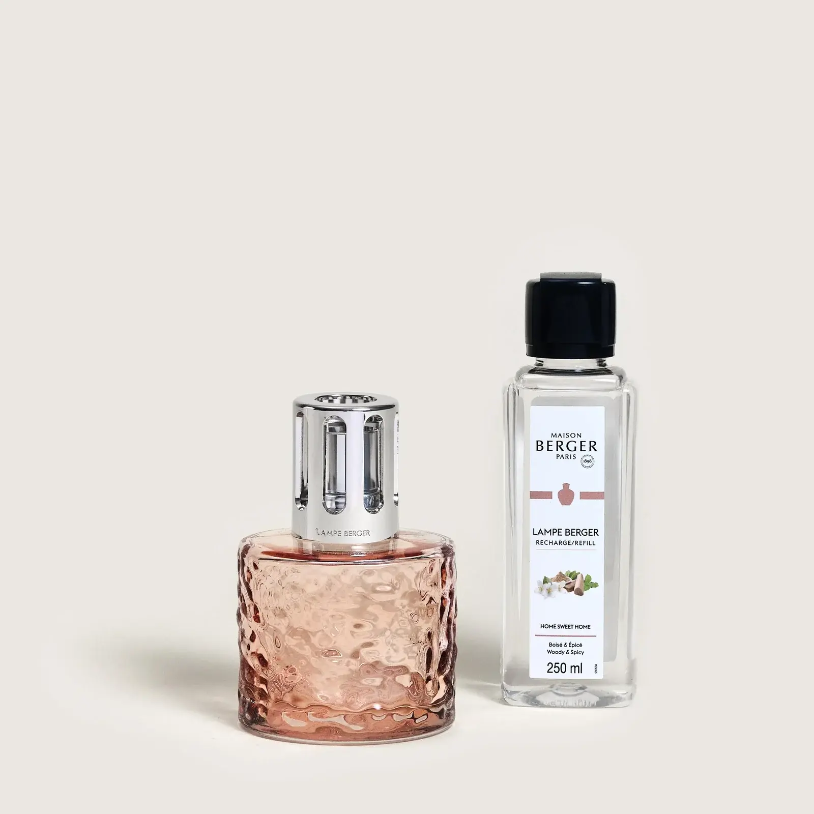 Katalytická lampa Mirage, růžová + náplň Home sweet home, 250 ml 