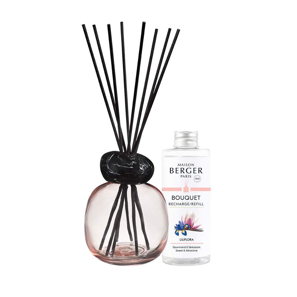 Aroma difuzér Mineral, růžový + náplň Magnolie 180 ml