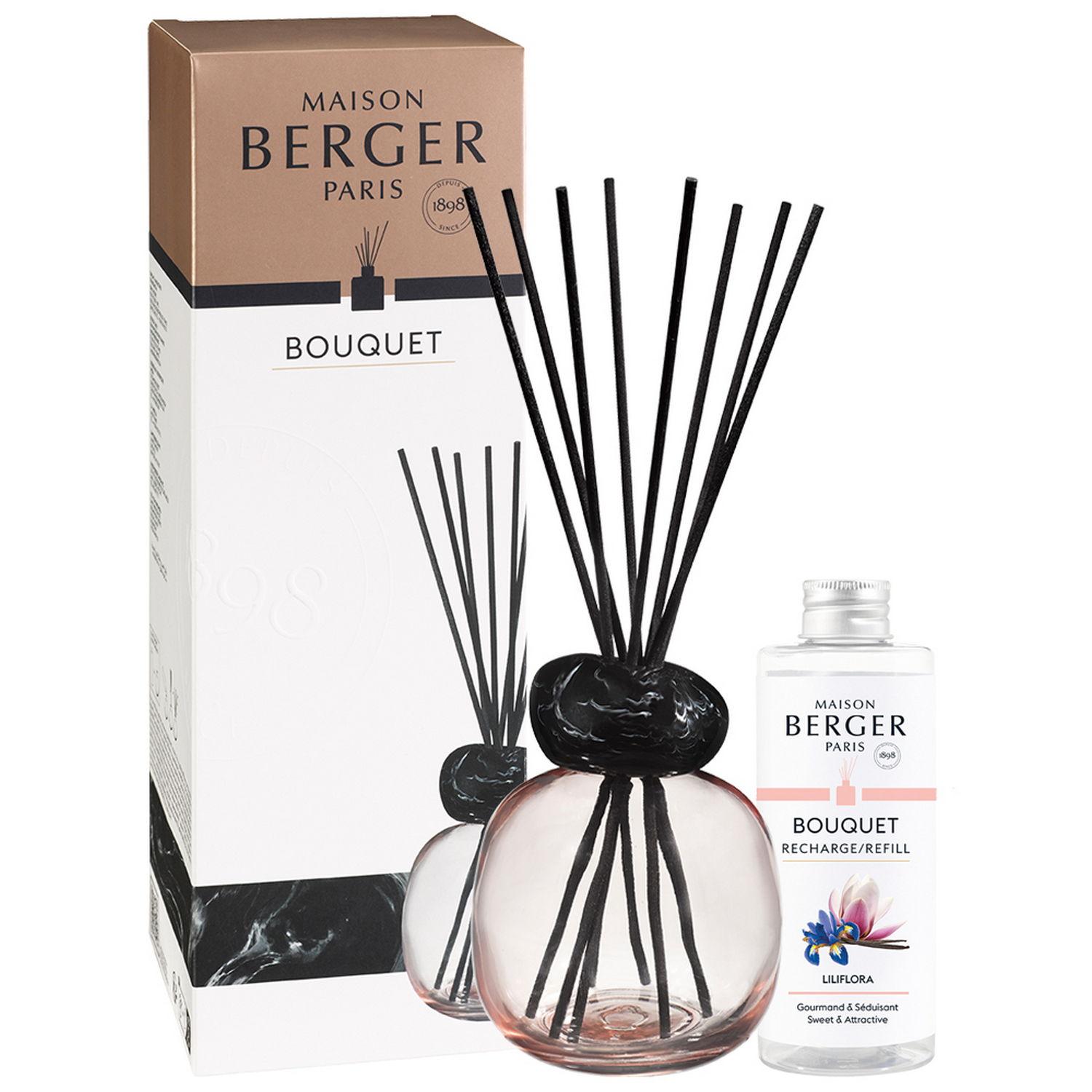 Aroma difuzér Mineral, růžový + náplň Magnolie 180 ml