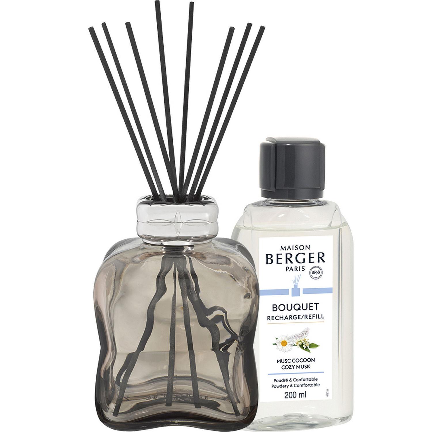 Aroma difuzér Cosy, modrý + náplň Uklidňující pižmo 200 ml