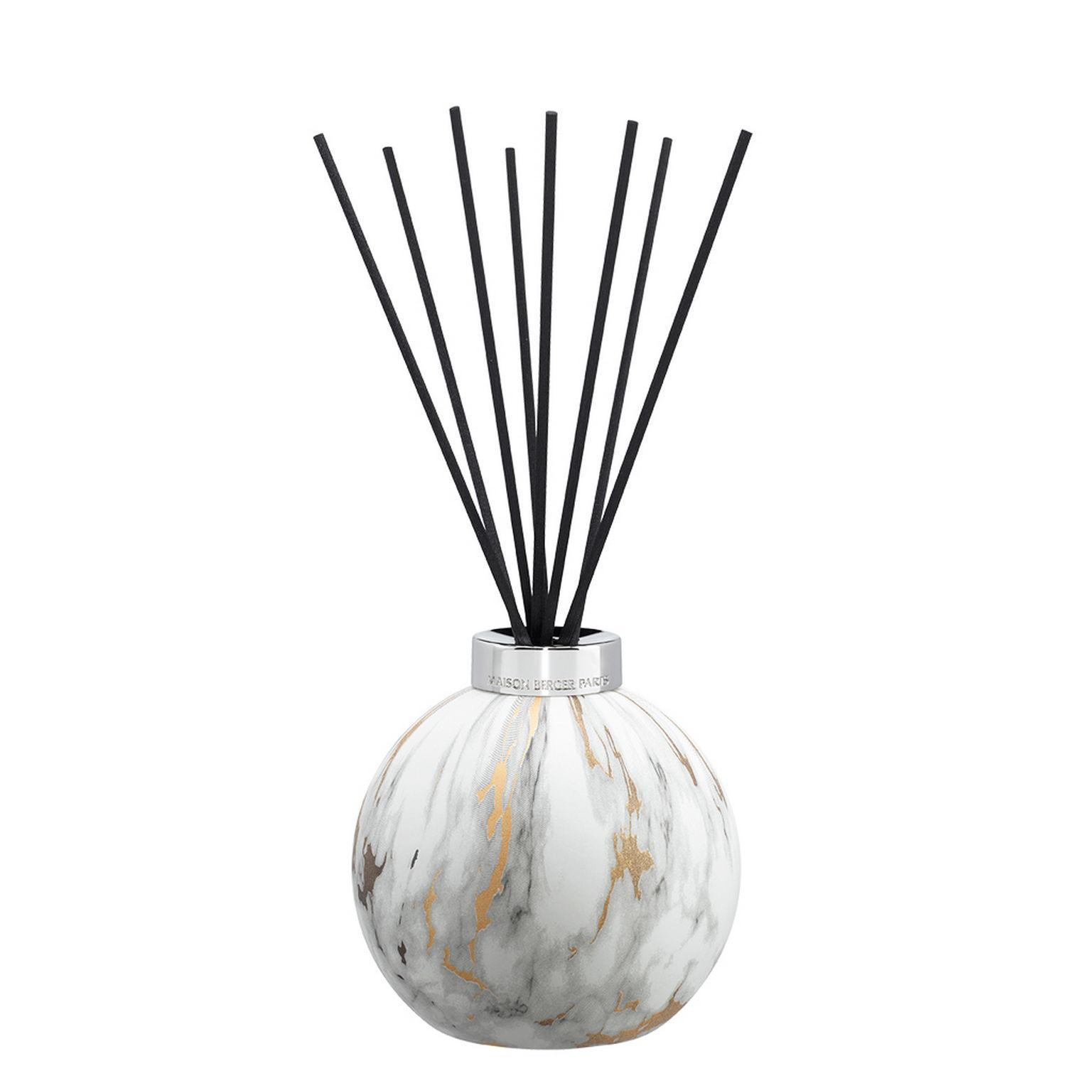 Aroma difuzér Marbure, bílý + náplň Magnolie 180 ml