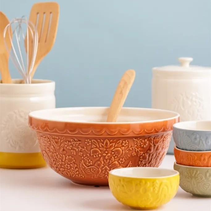 Mísa na těsto Home To Roost, Ø 24 cm / 2 l, oranžová