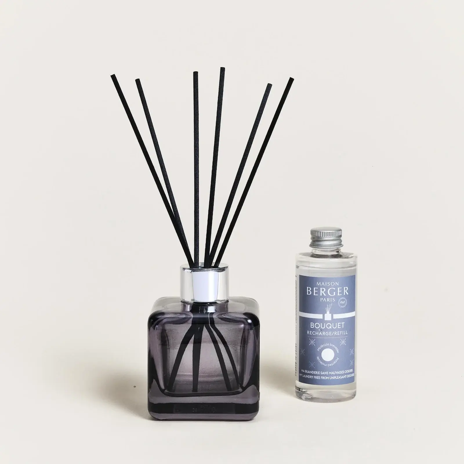 Aroma difuzér Cube + náplň Proti zápachu z prádelny – Květinová vůně 100 ml