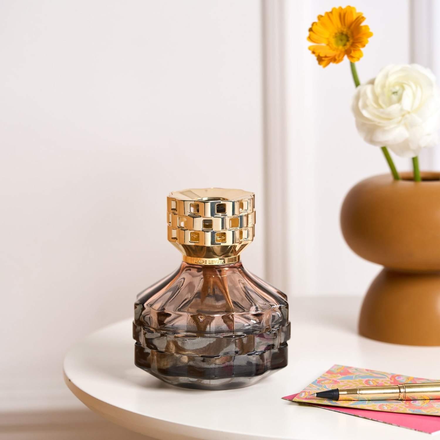 Skleněná katalytická lampa Bolero, 350 ml, zelená