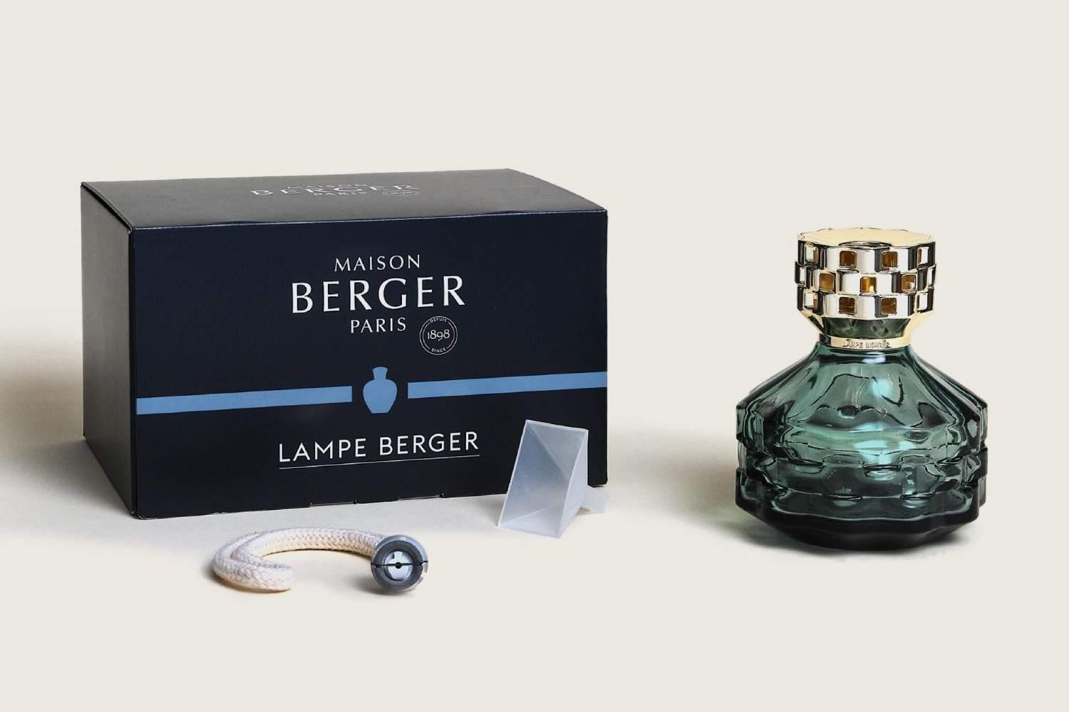 Skleněná katalytická lampa Bolero, 350 ml, zelená