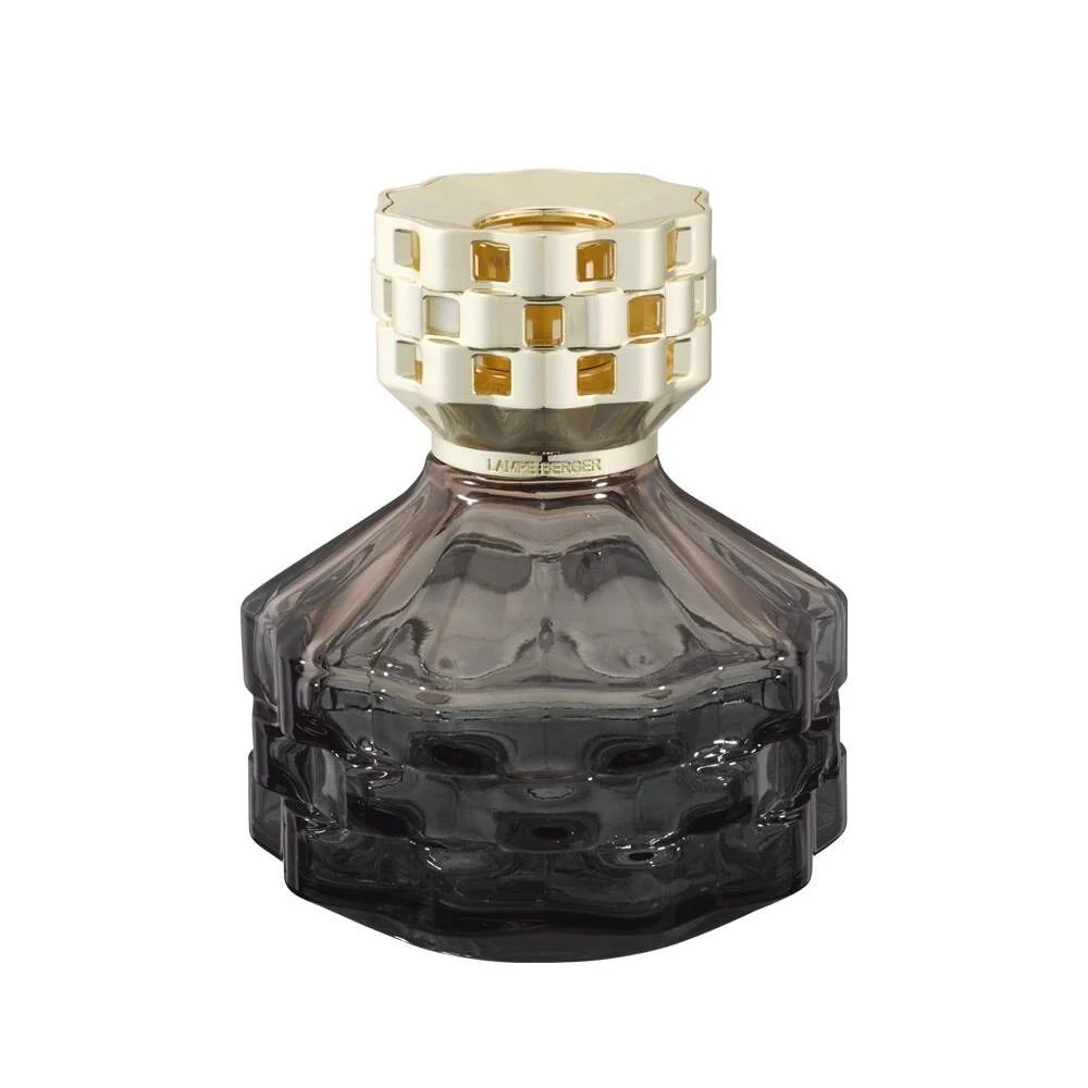 Skleněná katalytická lampa Bolero, 350 ml, černá