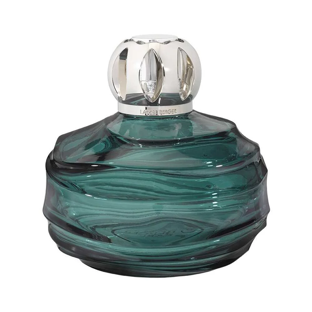 Skleněná katalytická lampa Echo, 470 ml, zelená