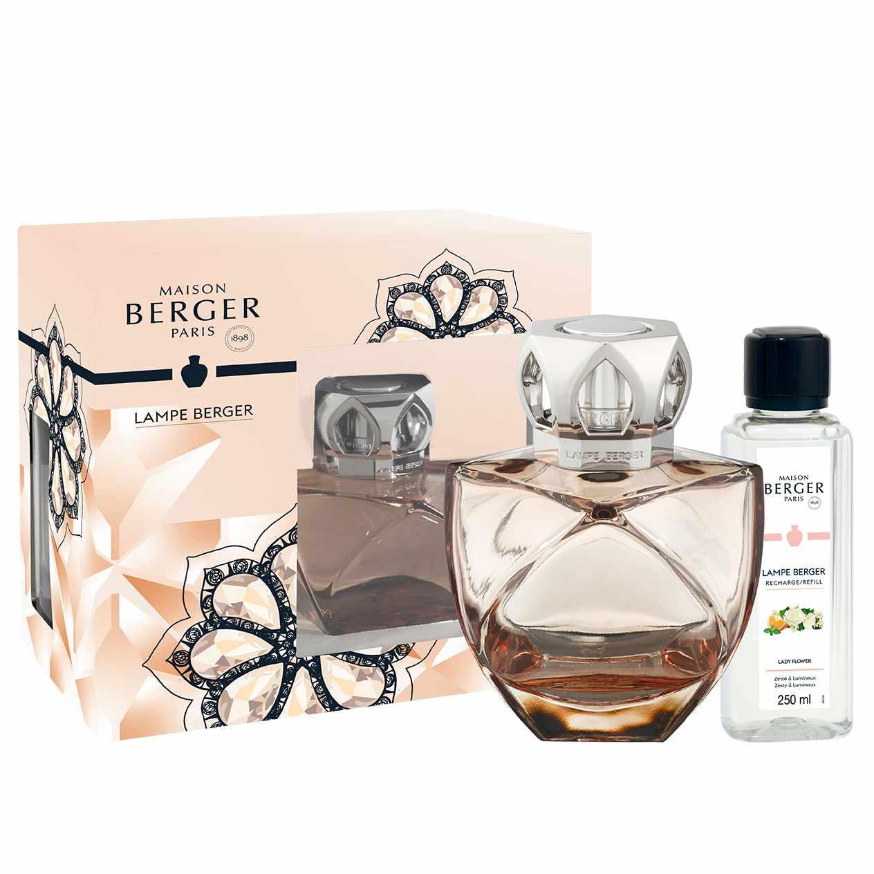 Katalytická lampa Eternity, tělová + náplň Lady Flower, 250 ml