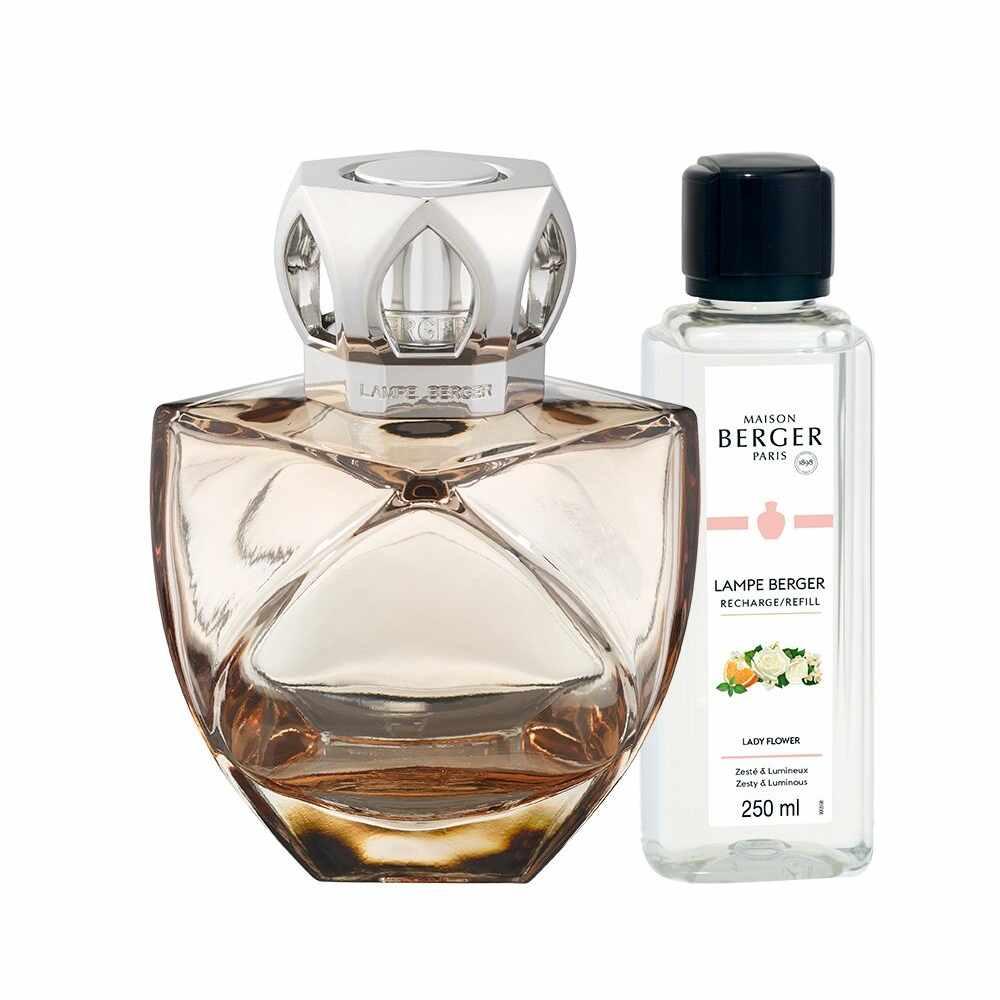 Katalytická lampa Eternity, tělová + náplň Lady Flower, 250 ml