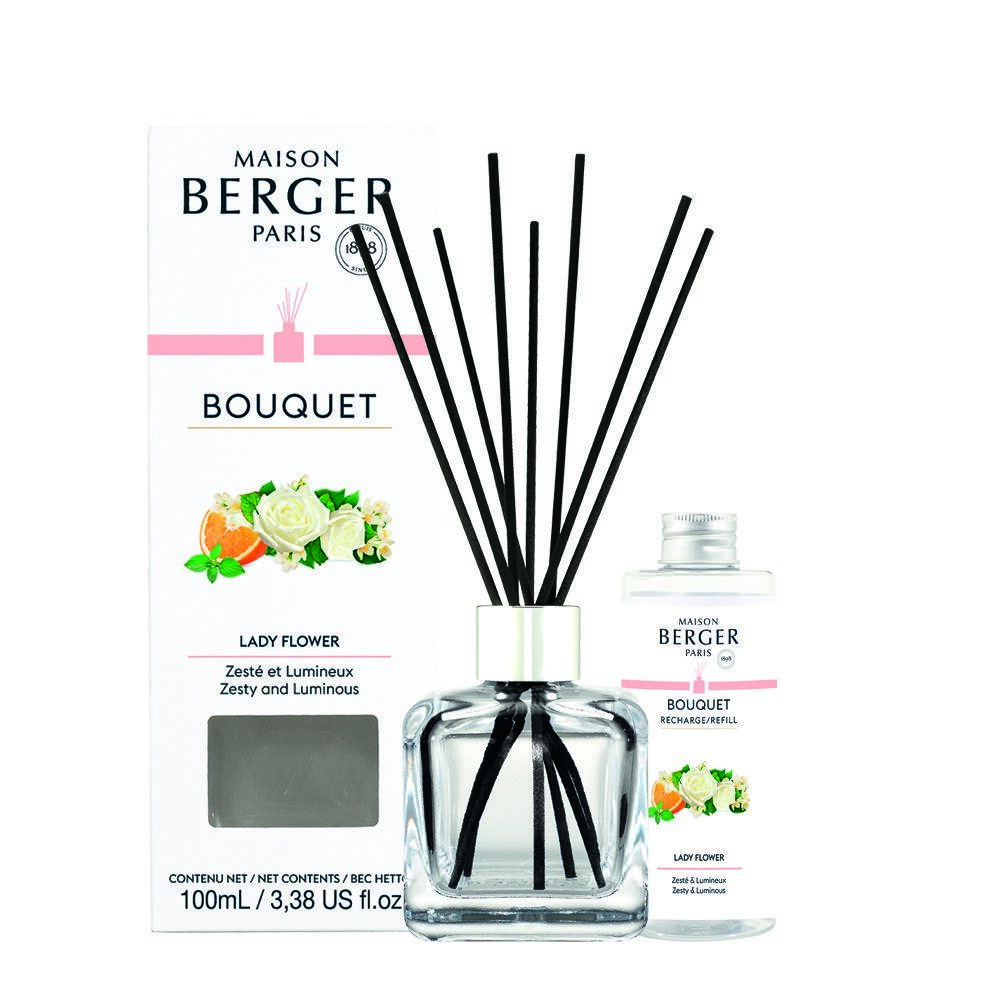 Aroma difuzér Cube + náplň Lady Flower 100 ml