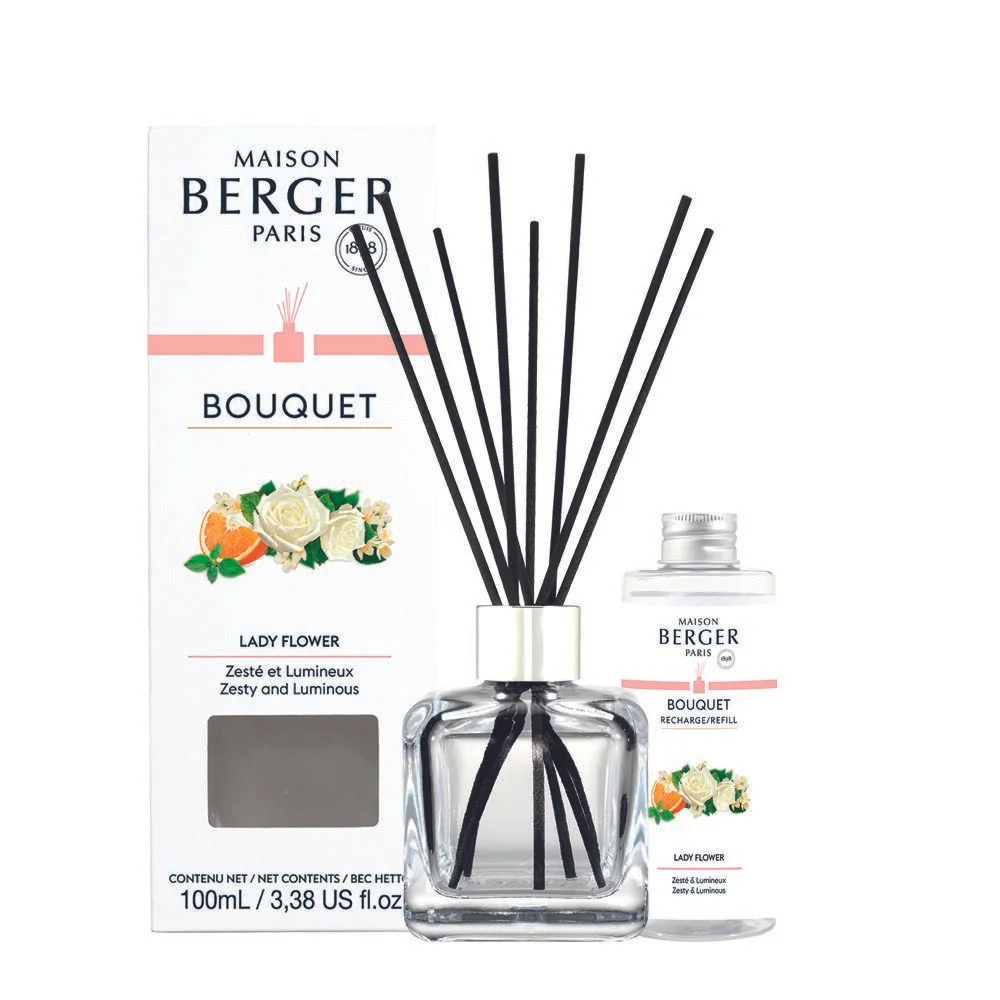 Aroma difuzér Cube + náplň Lady Flower 100 ml