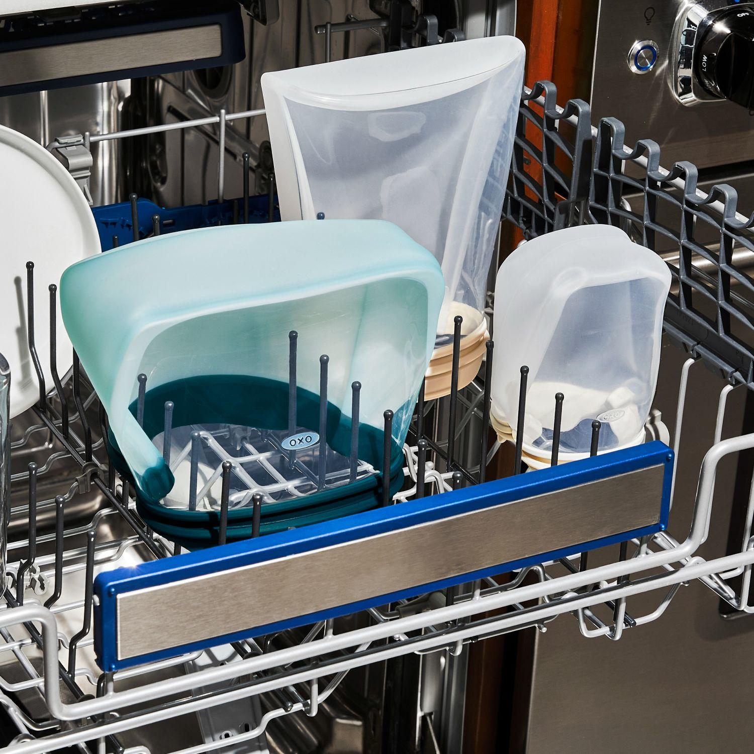 Silikonový sáček na potraviny, široké dno, 0,33 l, 17 x 13 cm