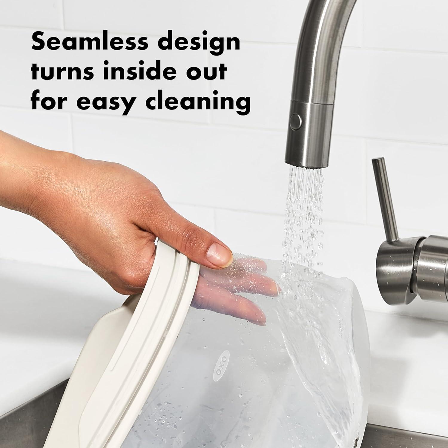 Silikonový sáček na potraviny, široké dno, 0,33 l, 17 x 13 cm