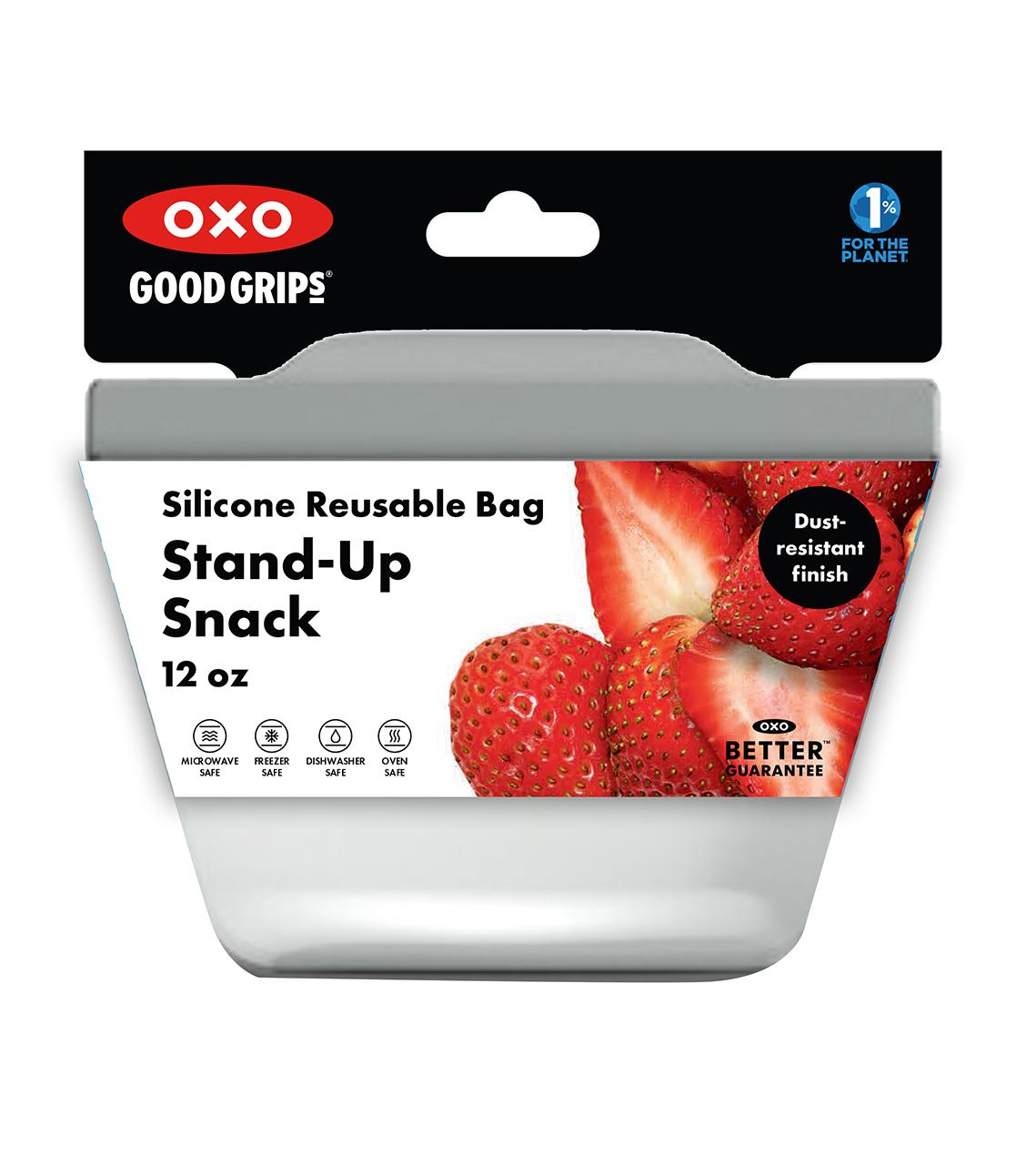 Silikonový sáček na potraviny, široké dno, 0,33 l, 17 x 13 cm