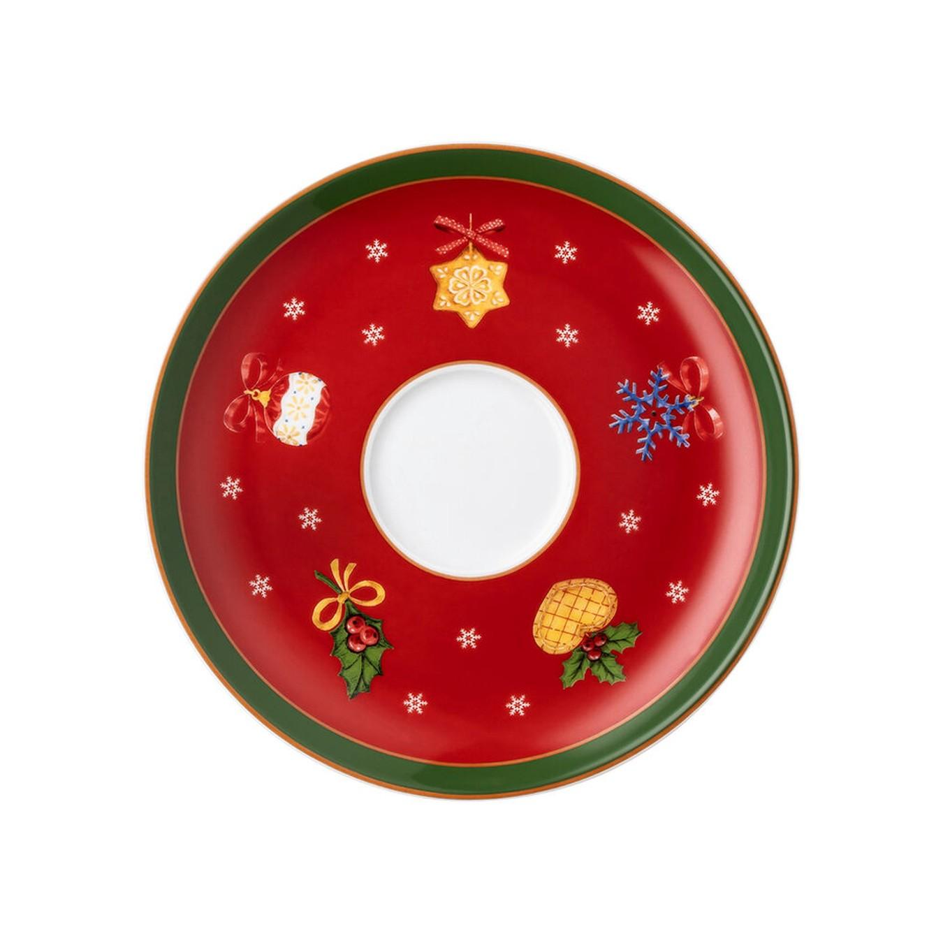 Vánoční kávová souprava porcelánu Happy Wintertime, 18 ks