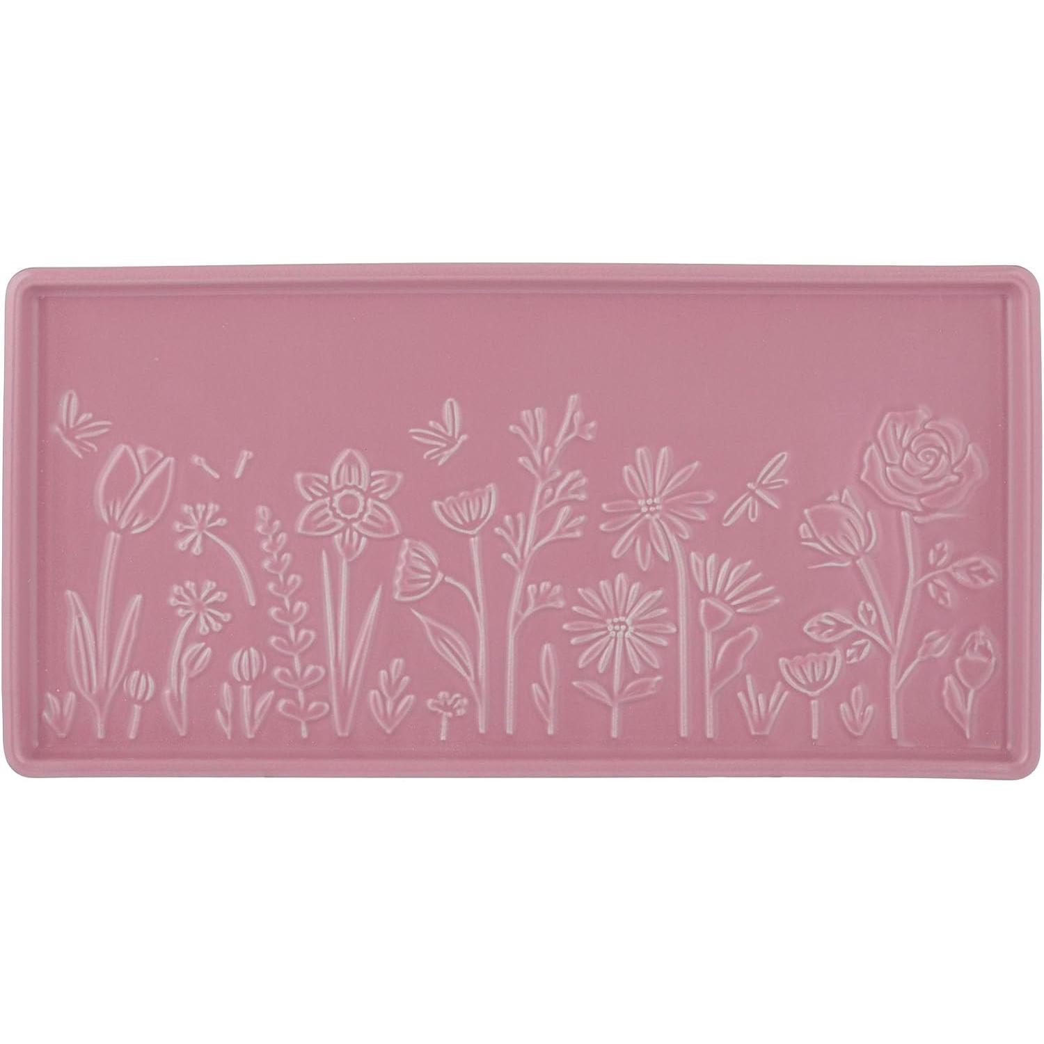 Servírovací tác 30 x 15 cm, In the Meadow, růžový
