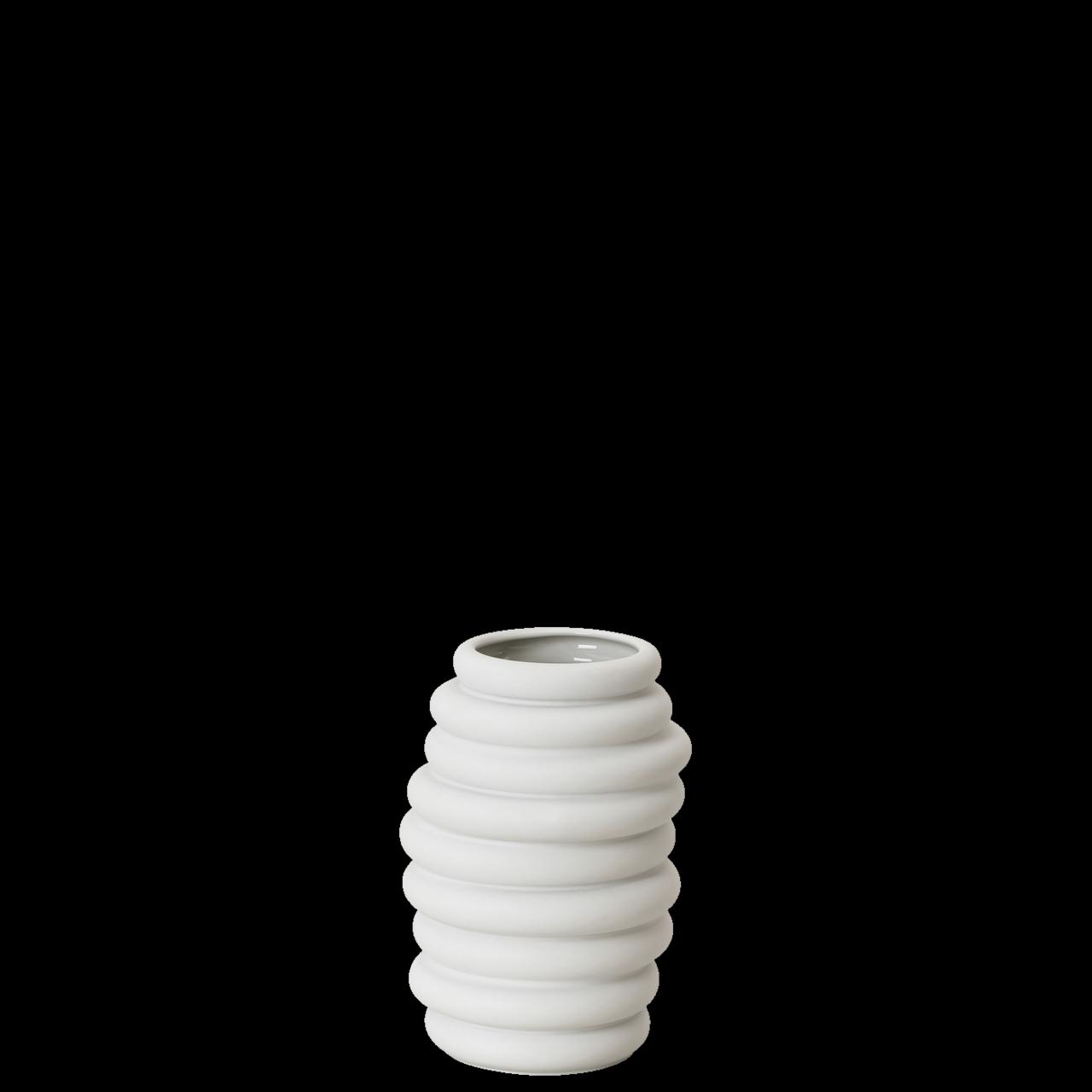 Středně velká váza Hop, kolekce Midivases, 14 cm, bílá