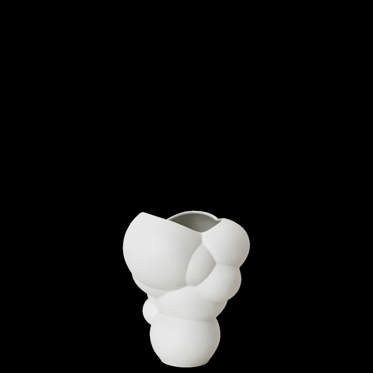 Středně velká váza Skum, kolekce Midivases, 14 cm, bílá