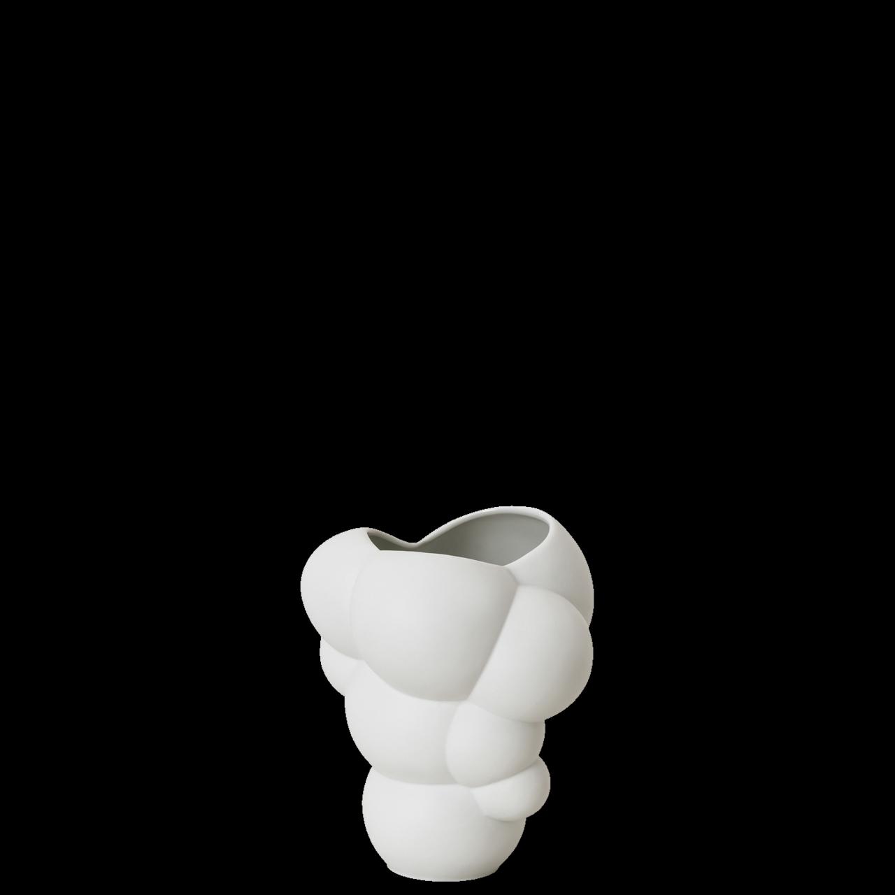 Středně velká váza Skum, kolekce Midivases, 14 cm, bílá