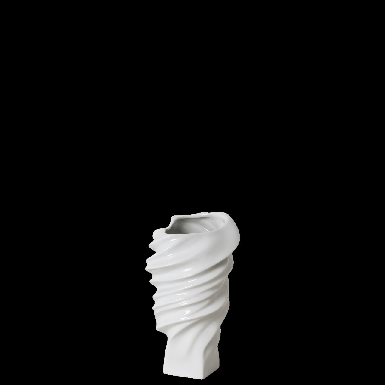 Středně velká váza Squall, kolekce Midivases, 14 cm, bílá